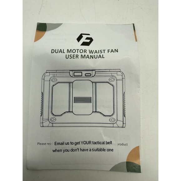4-in-1 Portable Waist Personal Rechargeable Fan 20000mAh Powerful Dual-Motor - Picture 16 of 16